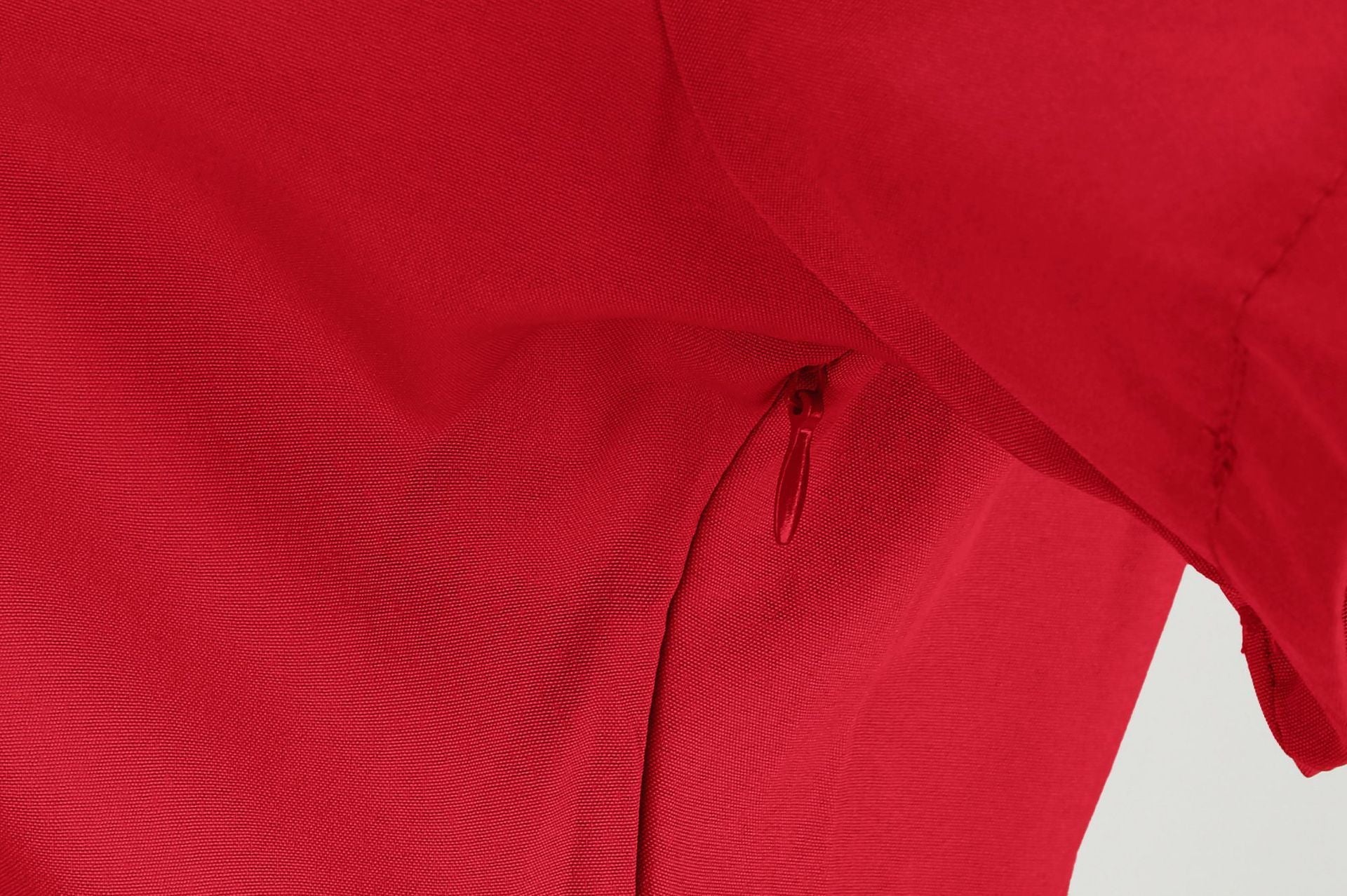 1950s Retro Vintage Party Swing Dress Elegant Rockabilly Short Sleeve Pin Up Dress Red
