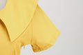 1950s Retro Vintage Party Swing Dress Elegant Rockabilly Short Sleeve Pin Up Dress Yellow