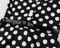 Girls 1950s Retro Rockabilly Vintage Swing Dress with Belt Black