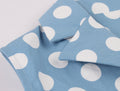Girls 1950s Retro Rockabilly Vintage Swing Dress with Belt Blue