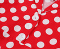 Girls 1950s Retro Rockabilly Vintage Swing Dress with Belt Red
