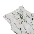 Girls Vintage 1950s Sleeveless Floral Tulle Tea Party Swing Dresses White
