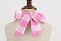 Kid Girls 50s Vintage Plaid Dress A Line Halter Neck Audrey Hepburn Dress Pink