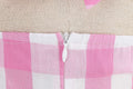 Kid Girls 50s Vintage Plaid Dress A Line Halter Neck Audrey Hepburn Dress Pink