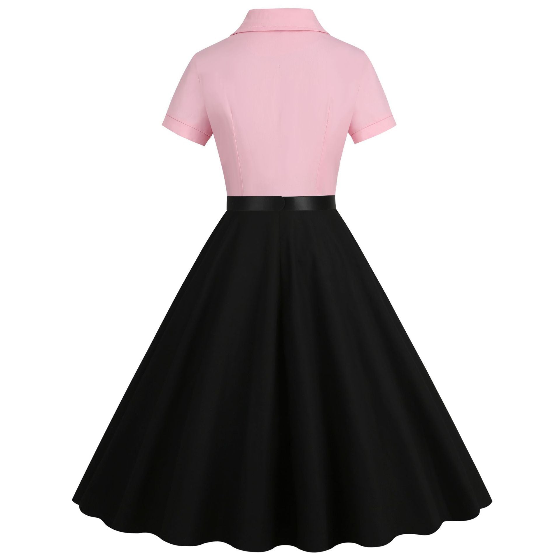 Vintage Audrey Hepburn Dress Elegant Cocktail Party 50s 60s Rockabilly Dress Pink