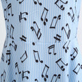 Vintage Dresses Women Casual 1950s Retro Printing Party Prom Swing Dress Blue