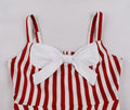 Vintage Floral Cocktail Dress Bowknot Retro 1950s Vintage Dress White