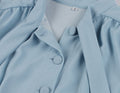 Vintage Retro Prom Dresses 50s 60s Bowknot Rockabilly Dress Blue