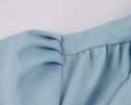 Vintage Retro Prom Dresses 50s 60s Bowknot Rockabilly Dress Blue