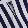 Vintage Striped Knee Length Women's Skirt 50s 60s A Line Skirts Blue