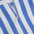Vintage Striped Knee Length Women's Skirt 50s 60s A Line Skirts Sky