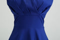 Women 1950s 1960s Retro Vintage Cocktail Party Swing Prom Rockabilly Dresses Blue