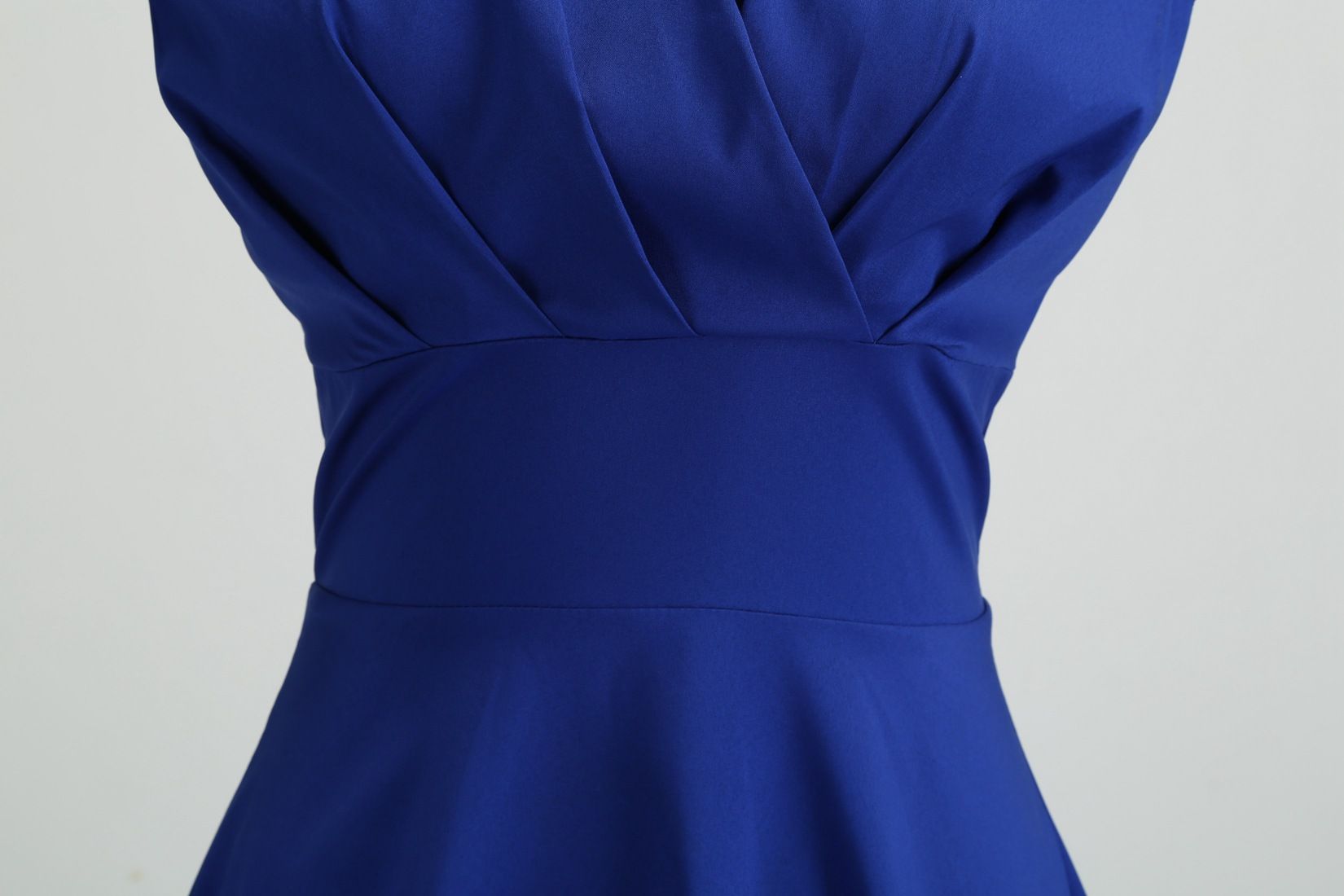 Women 1950s 1960s Retro Vintage Cocktail Party Swing Prom Rockabilly Dresses Blue