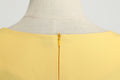 Women 1950s 1960s Retro Vintage Cocktail Party Swing Prom Rockabilly Dresses Yellow