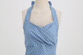 Women 1950s Halter Polka Dot Halter Cocktail Swing Pinup Dresses Blue