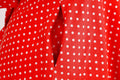 Women 1950s Halter Polka Dot Halter Cocktail Swing Pinup Dresses Red