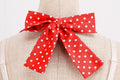 Women 1950s Halter Polka Dot Halter Cocktail Swing Pinup Dresses Red