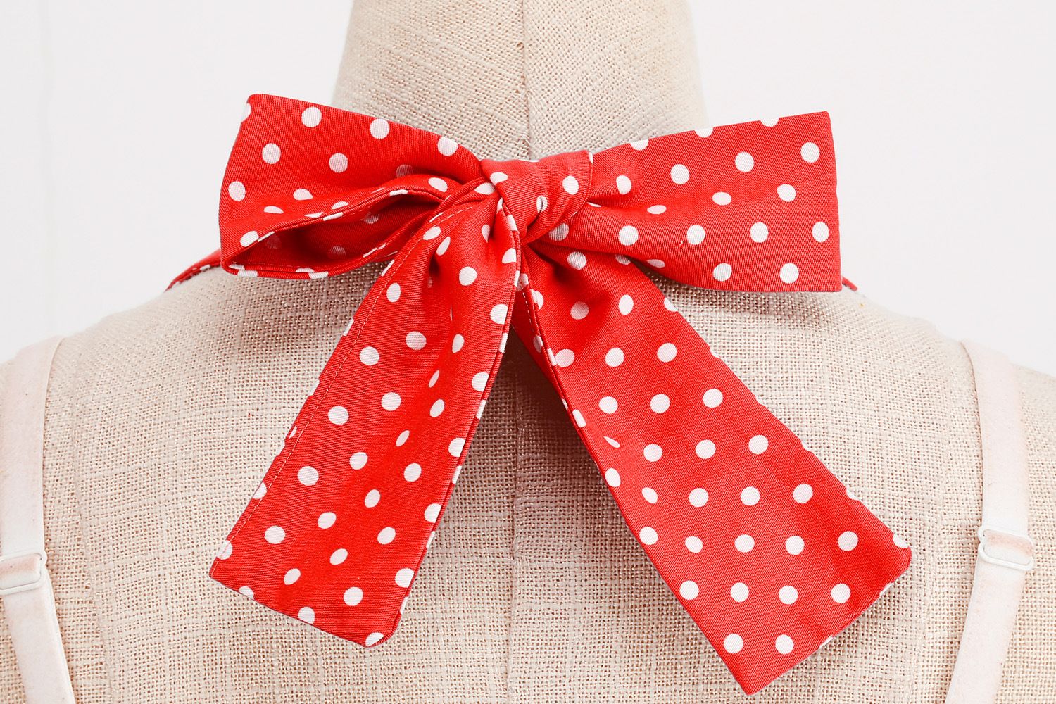 Women 1950s Halter Polka Dot Halter Cocktail Swing Pinup Dresses Red