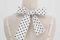 Women 1950s Halter Polka Dot Halter Cocktail Swing Pinup Dresses White