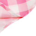 Women 1950s Plaid Halter Vintage Pink Rockabilly Pin Up Dress