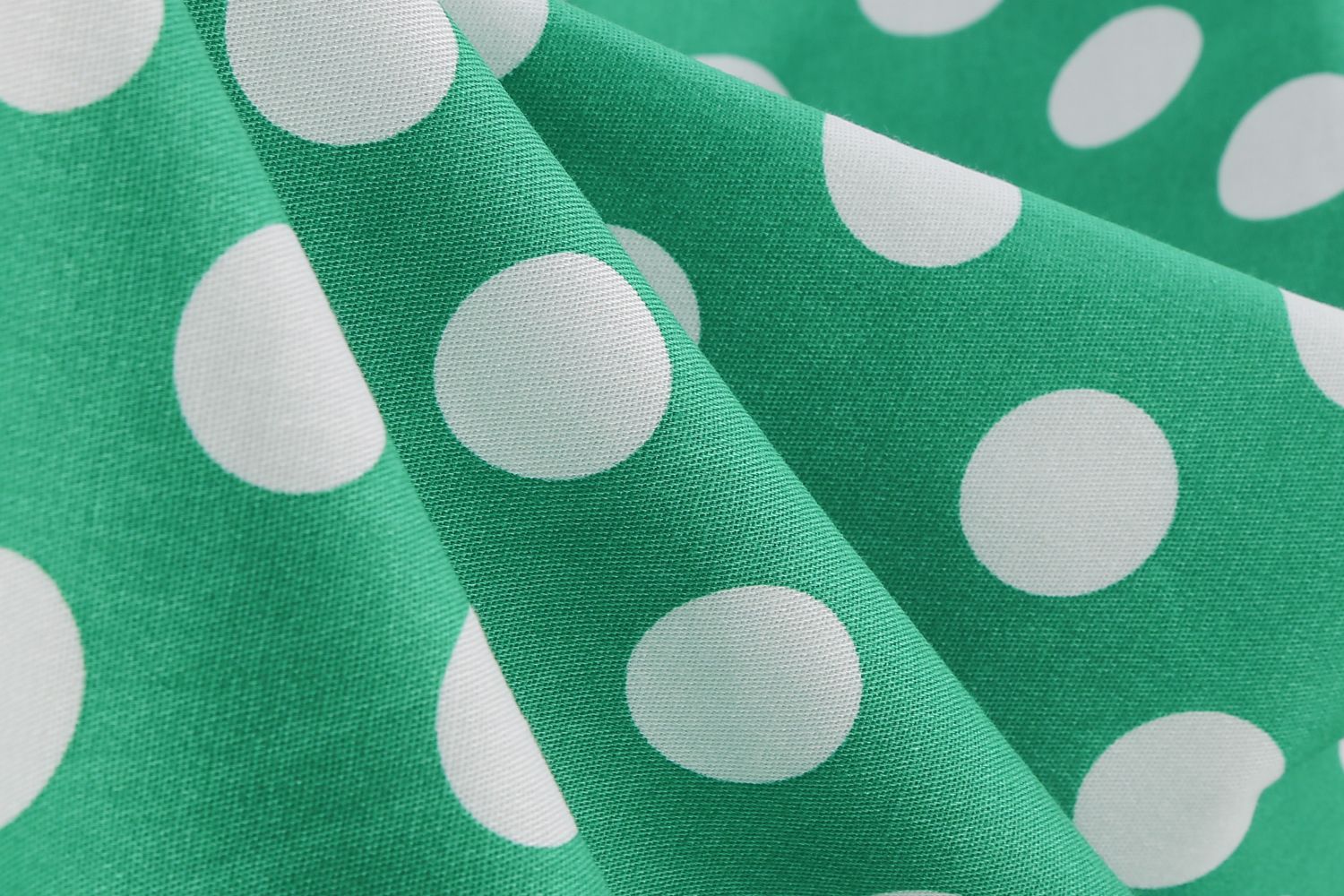 Women 1950s Vintage Polka Dot Swing Dress A-line Cocktail Dresses Green