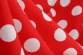 Women 1950s Vintage Polka Dot Swing Dress A-line Cocktail Dresses Red