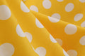 Women 1950s Vintage Polka Dot Swing Dress A-line Cocktail Dresses Yellow