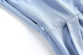 Women 1950s Vintage Style Audrey Hepburn Short Sleeve Rockabilly Gown Blue