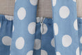Women 50s Halter Vintage A Line Polka Dot Cocktail Dress Prom Swing Dress Blue