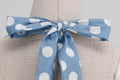 Women 50s Halter Vintage A Line Polka Dot Cocktail Dress Prom Swing Dress Blue