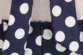 Women 50s Halter Vintage A Line Polka Dot Cocktail Dress Prom Swing Dress Navy