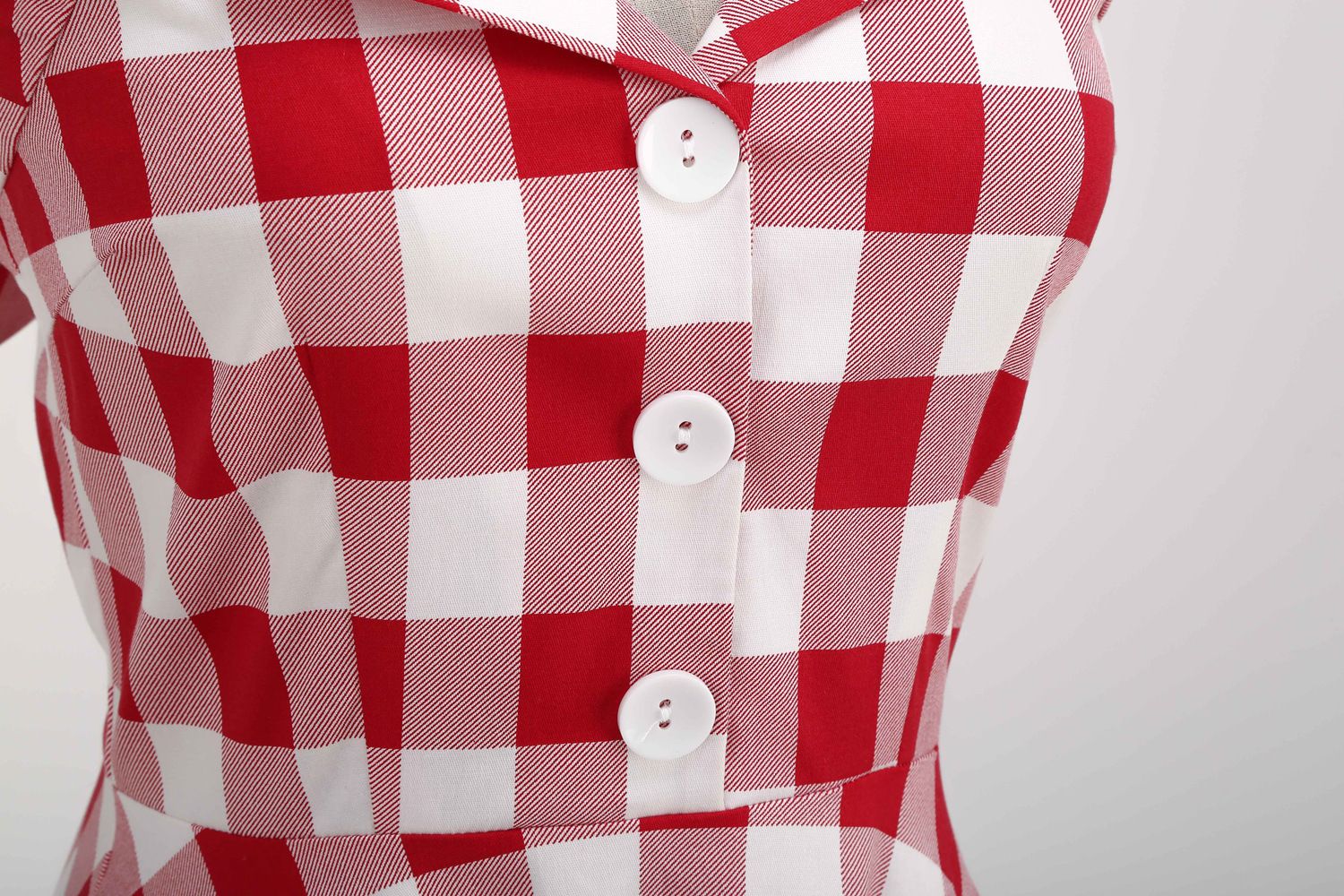 Women 50s Halter Vintage A Line Polka Dot Cocktail Dress Prom Swing Dress Red