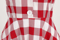 Women 50s Halter Vintage A Line Polka Dot Cocktail Dress Prom Swing Dress Red