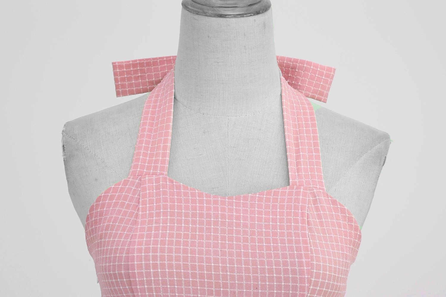 Women 50s Vintage Halter Cocktail Dress Rockabilly Audrey Hepburn Pink Dress Pink