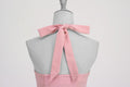 Women 50s Vintage Halter Cocktail Dress Rockabilly Audrey Hepburn Pink Dress Pink