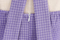 Women 50s Vintage Polka Dot Halter Cocktail Swing Dress Buttons Dress Purple