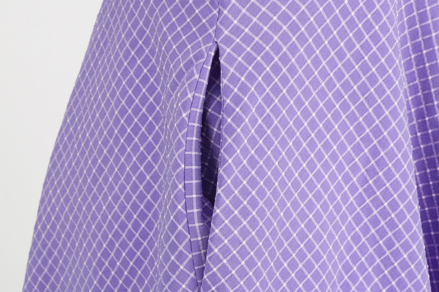 Women 50s Vintage Polka Dot Halter Cocktail Swing Dress Buttons Dress Purple