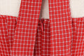 Women 50s Vintage Polka Dot Halter Cocktail Swing Dress Buttons Dress Red
