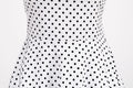 Women Halter Neck A-Line Dress Vintage Sleeveless Party Prom Dress White
