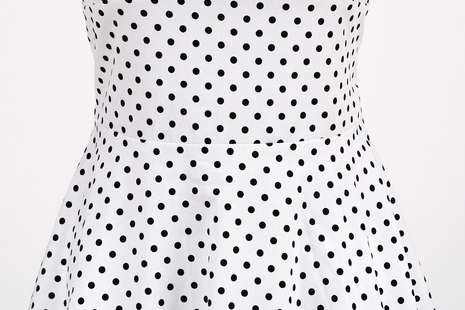 Women Halter Neck A-Line Dress Vintage Sleeveless Party Prom Dress White