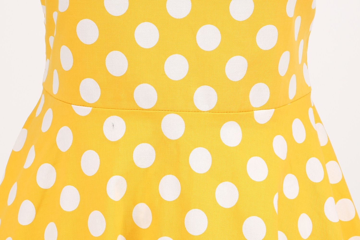 Women Halter Neck A-Line Dress Vintage Sleeveless Party Prom Dress Yellow