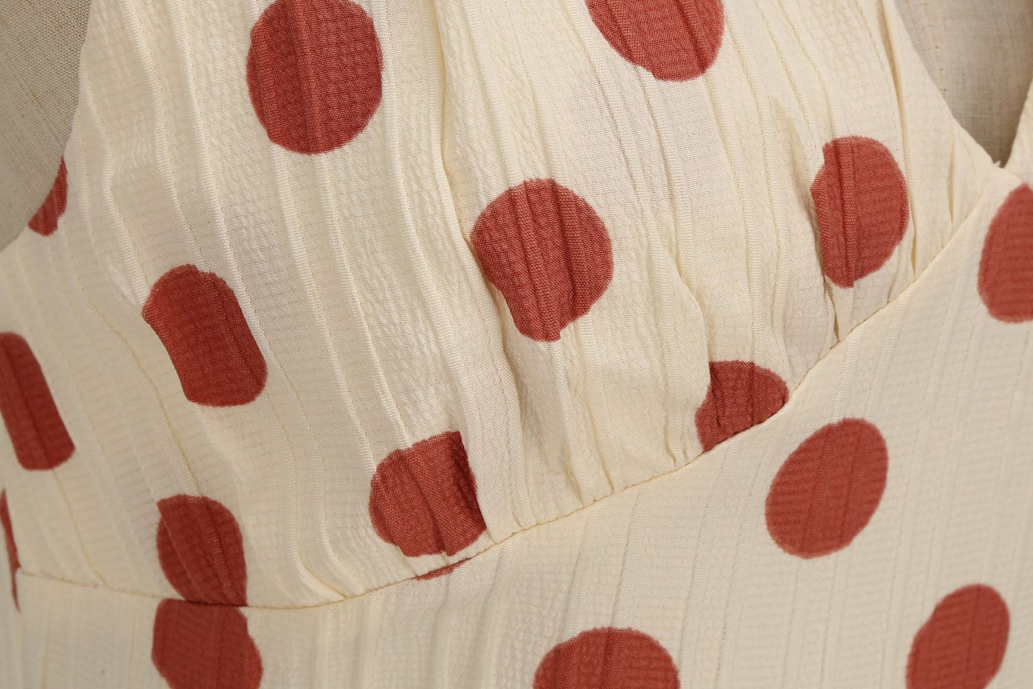Women Polka Dot 1950s Rockabilly Halter Audrey Dress Retro Swing Dress Pink