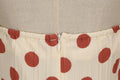 Women Polka Dot 1950s Rockabilly Halter Audrey Dress Retro Swing Dress Pink