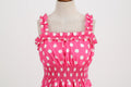 Women Polka Dot Pink 1950s Party Swing Dress 50s 60s Prom Dress Rockabilly Dresses Pink