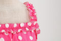 Women Polka Dot Pink 1950s Party Swing Dress 50s 60s Prom Dress Rockabilly Dresses Pink
