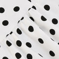 Women Polka Dot Vintage Long Dress 50s Pinup A-Line Dress White