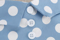 Women Retro Polka Dot Dresses Vintage 1950s Halter Cocktail Prom Dress Blue