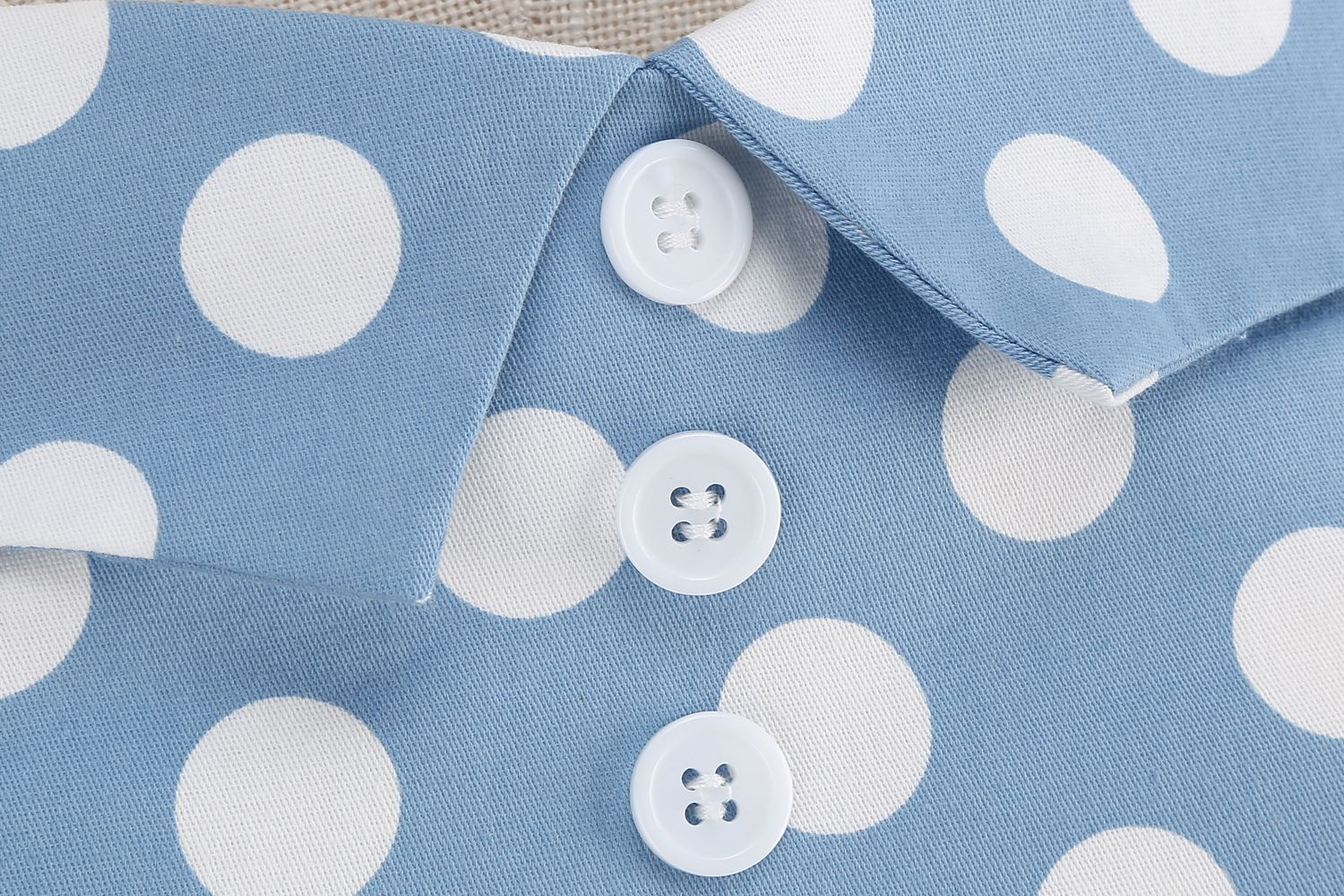 Women Retro Polka Dot Dresses Vintage 1950s Halter Cocktail Prom Dress Blue