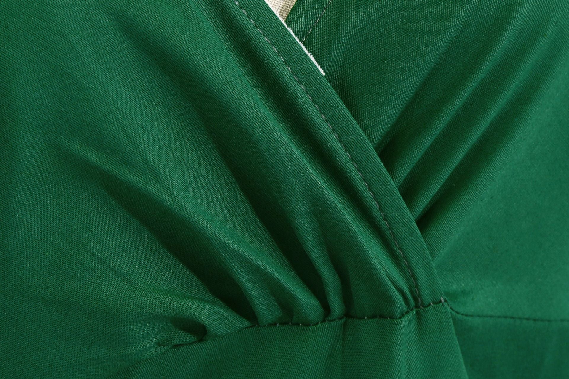 Women Retro Vintage 1950s Vintage Dress Cocktail Swing Party Dress Green