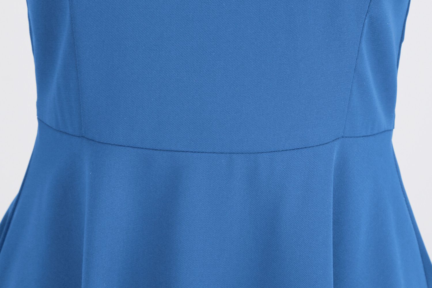 Women Short Sleeve 1950s Retro Vintage Cocktail Party Swing A-Line Work Dress Blue